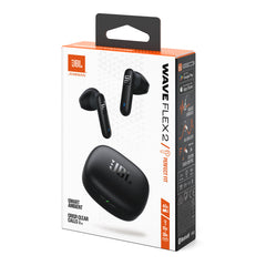 A Photo Of JBL Wave Flex 2 True Wireless Earbuds - Pure Bass Sound, 40H Battery, Smart Ambient, 4-Mic System