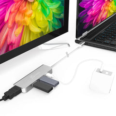 A Photo Of J5 Create USB-C to HDMI & USB 3.1 2-Port Adapter with Power Delivery - JCD371