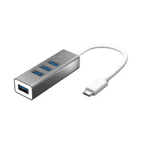 J5Create USB-C™ 4-Port Hub JCH344 - High-Speed USB 3.1 (Gen 1) Hub Compatible with Windows®, macOS®, Linux®, Chrome OS™