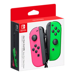 A Photo Of Nintendo Joy-Con (L)/(R) Neon Pink and Neon Green Controllers