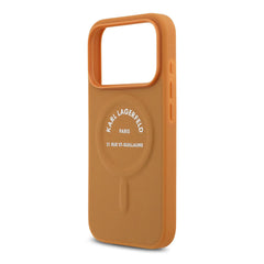 A Photo Of Karl Lagerfeld MagSafe PU Case with RSG Logo Buttons - iPhone 17 Pro Max