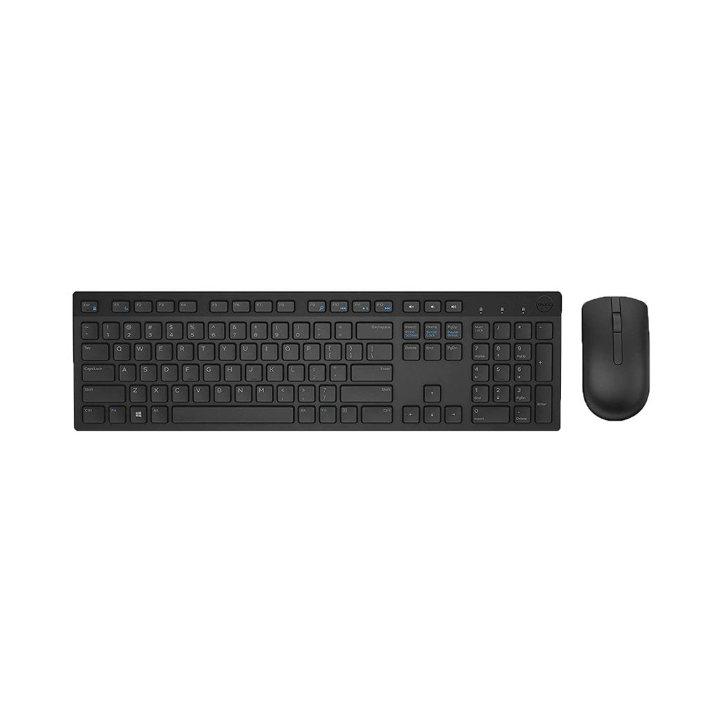 A Photo Of Dell KM636 Wireless Keyboard and Mouse Kit – Black, Compact Design, Long Battery Life