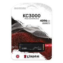 Kingston KC3000 4TB PCIe 4.0 NVMe M.2 SSD – Ultra-Fast High-Capacity Storage for Desktop and Laptop PCs