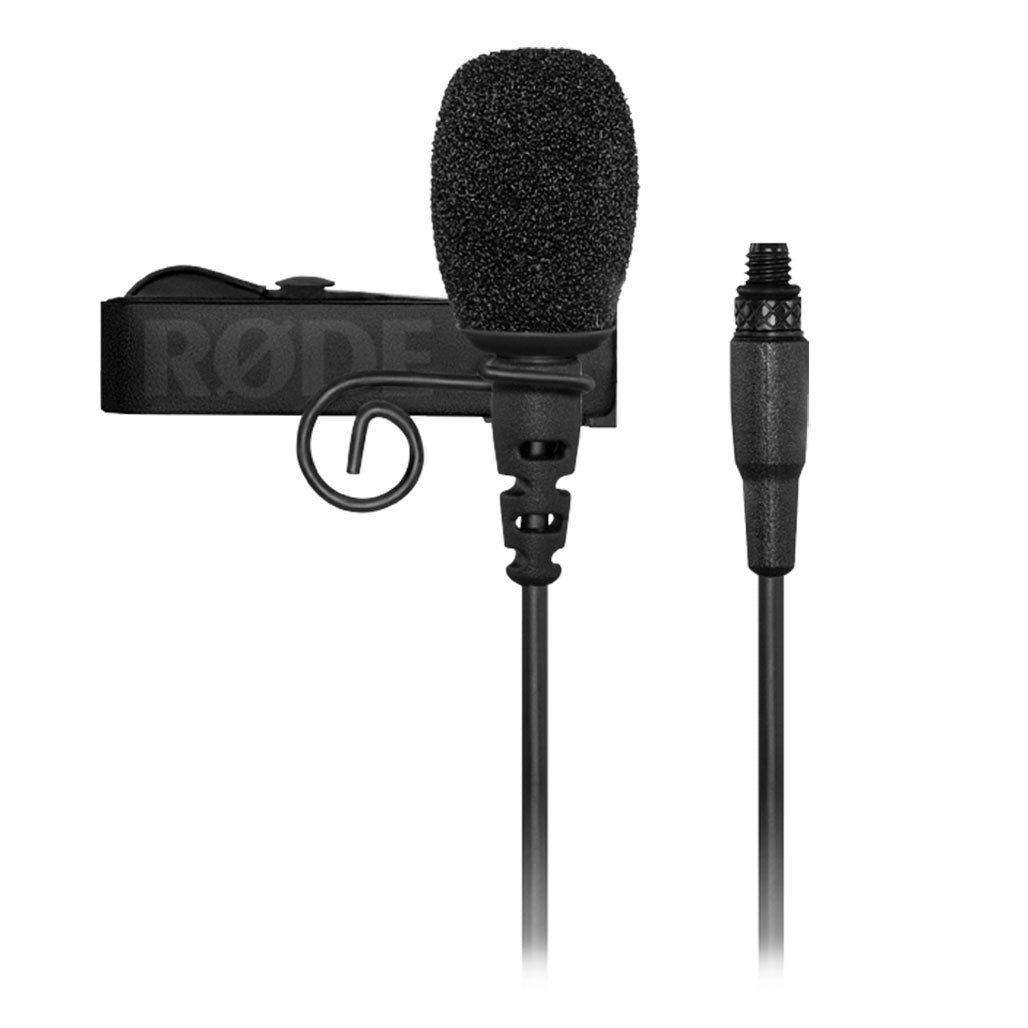 A Photo Of RØDE Lavalier Broadcast Lavalier Microphone – High-Quality Omnidirectional Mic with Kevlar Cable and Accessories