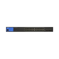 Linksys LGS328MPC-EU 24-Port Managed Gigabit PoE+ Switch with 4 10G SFP+ Uplinks 410W from Linksys sold by 961Souq-Zalka