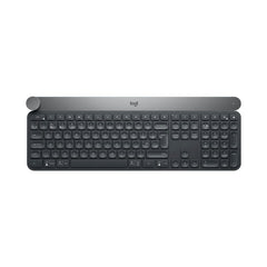A Photo Of Logitech Craft Advanced Wireless Keyboard with Creative Input Dial | Precision Typing and Dynamic Workflow | 920-008504
