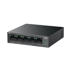 A Photo Of TP-Link LS105GP 5-Port Gigabit Desktop Switch with 4-Port PoE+ | High-Speed Connectivity & Power over Ethernet