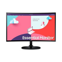 Samsung Essential S3 27" Curved Monitor S36C | LS27C360EAMXZN - Enhanced Immersion with FreeSync & Eco Saving Plus