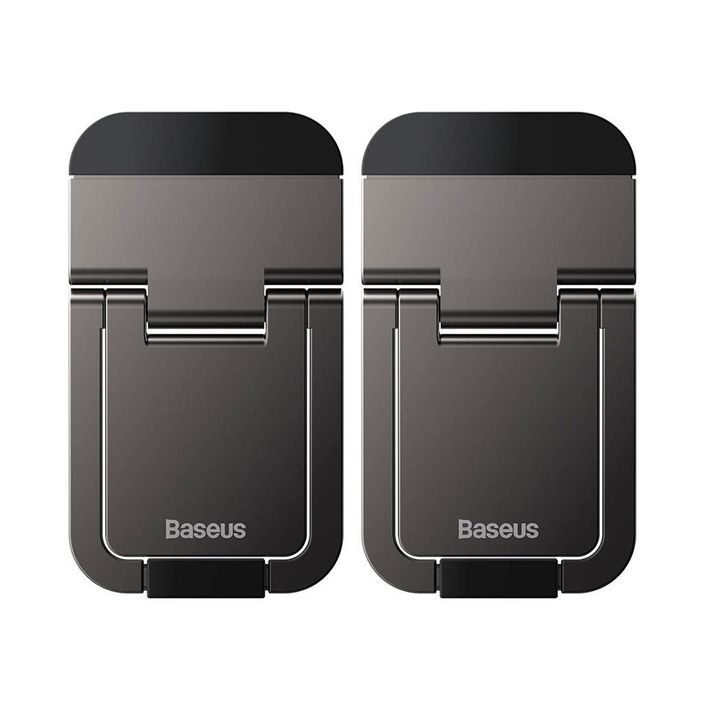 A Photo Of Baseus Slim Laptop Kickstand (2 PCS) - Universal Self-Adhesive Stands, Zinc Alloy, Compact Design