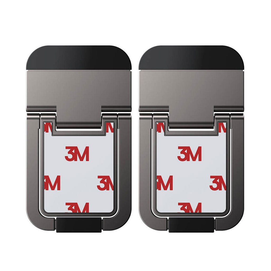 A Photo Of Baseus Slim Laptop Kickstand (2 PCS) - Universal Self-Adhesive Stands, Zinc Alloy, Compact Design