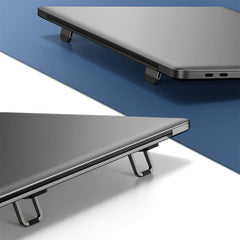 A Photo Of Baseus Slim Laptop Kickstand (2 PCS) - Universal Self-Adhesive Stands, Zinc Alloy, Compact Design