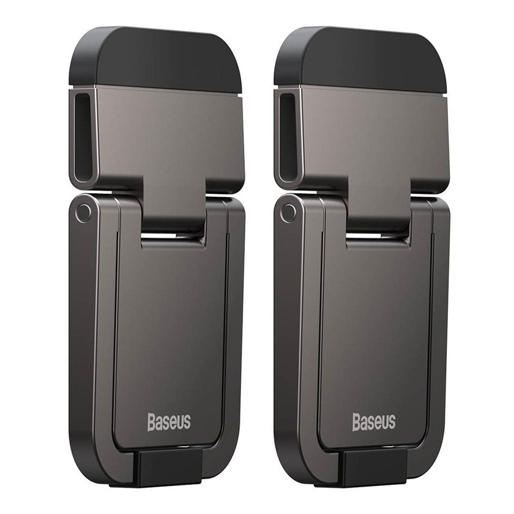 A Photo Of Baseus Slim Laptop Kickstand (2 PCS) - Universal Self-Adhesive Stands, Zinc Alloy, Compact Design