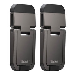 A Photo Of Baseus Slim Laptop Kickstand (2 PCS) - Universal Self-Adhesive Stands, Zinc Alloy, Compact Design