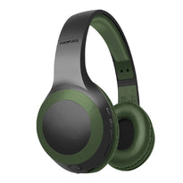 Promate LaBoca Deep Bass Over-Ear Wireless Headphones - Midnight Green | Bluetooth 5.0 with Superior Sound Quality and Comfort