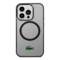 Lacoste MagSafe Transparent Case for iPhone 15 Pro - Blue