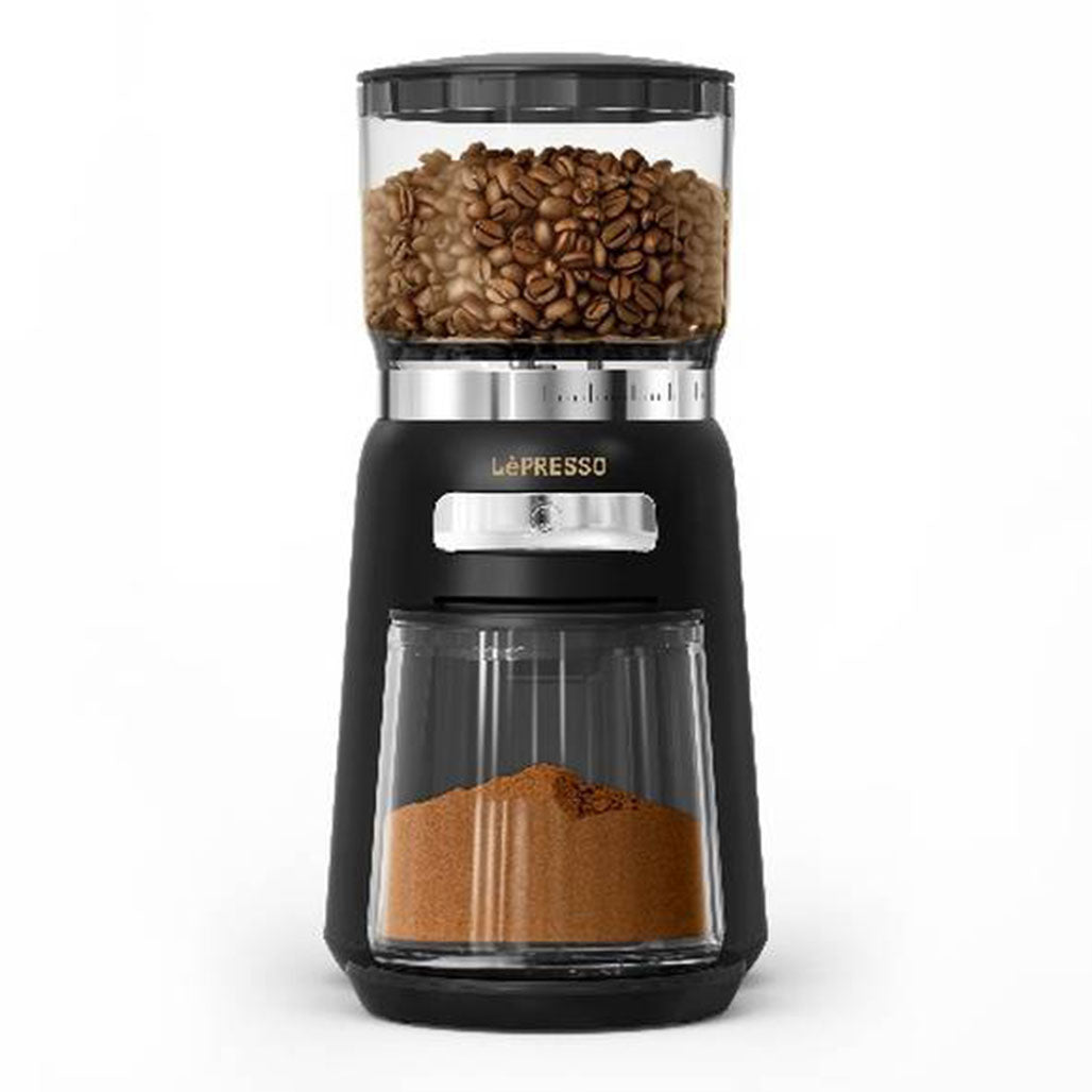 A Photo Of LePresso High Performance Coffee Bean Grinder | Precision Grinding, 210g Capacity, One-Button Operation