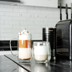 A Photo Of LePresso Hot & Cold Milk Frother | 100ml Frothing Capacity, Milk Heating Function, Non-Stick Design