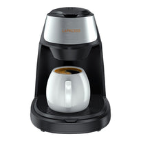 LePresso Mini Coffee Maker with Ceramic Mug | 450W Compact Coffee Brewer, 250ml Water Tank, Reusable Nylon Filter