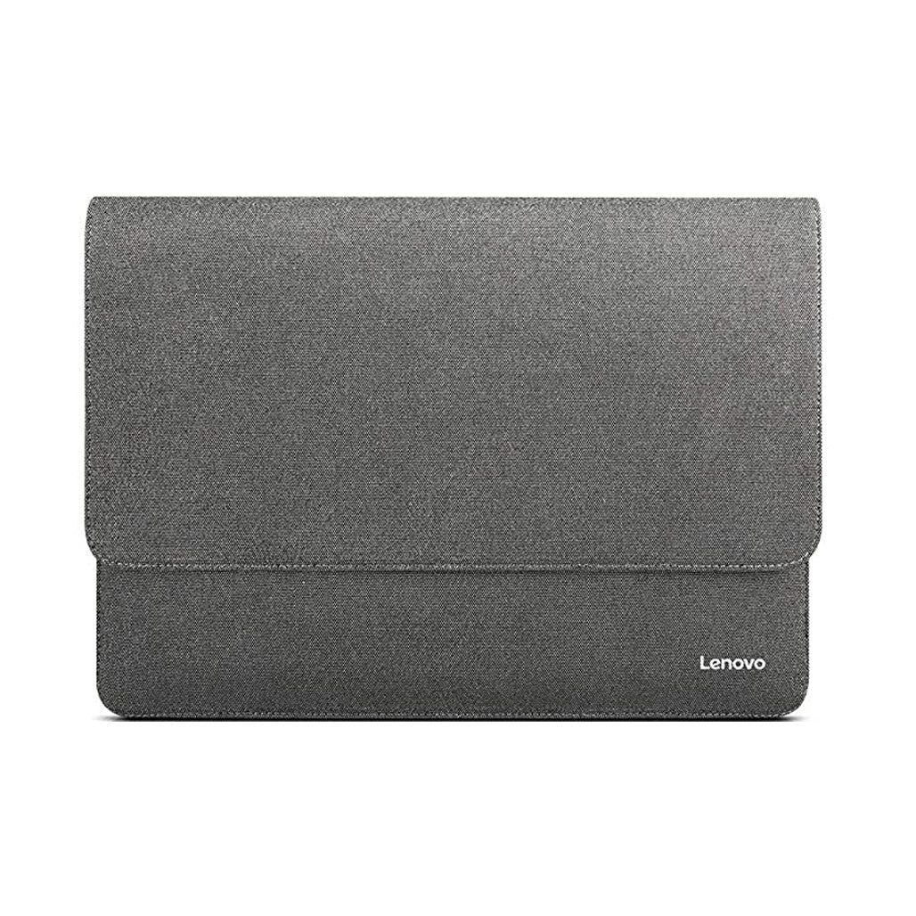 A Photo Of Lenovo 14-Inch Ultra Slim Laptop Sleeve - Grey, Soft-Touch Polyester