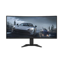 Lenovo G34w-30 - 34" UltraWide Curved WQHD Gaming Monitor with 165Hz, AMD FreeSync Premium, and HDR10 Support