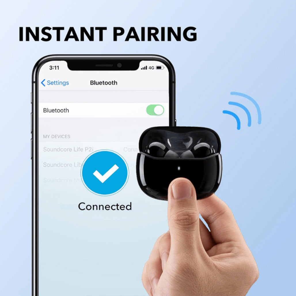 A Photo Of Anker Soundcore Life P2i True Wireless Earbuds White – AI-Enhanced Calls, Deep Bass, 28H Battery Life, Fast Charging, Bluetooth 5.2