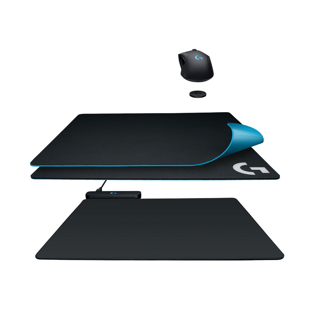 A Photo Of Logitech 943-000110 POWERPLAY Wireless Charging System - Uninterrupted Gaming with LIGHTSPEED Technology