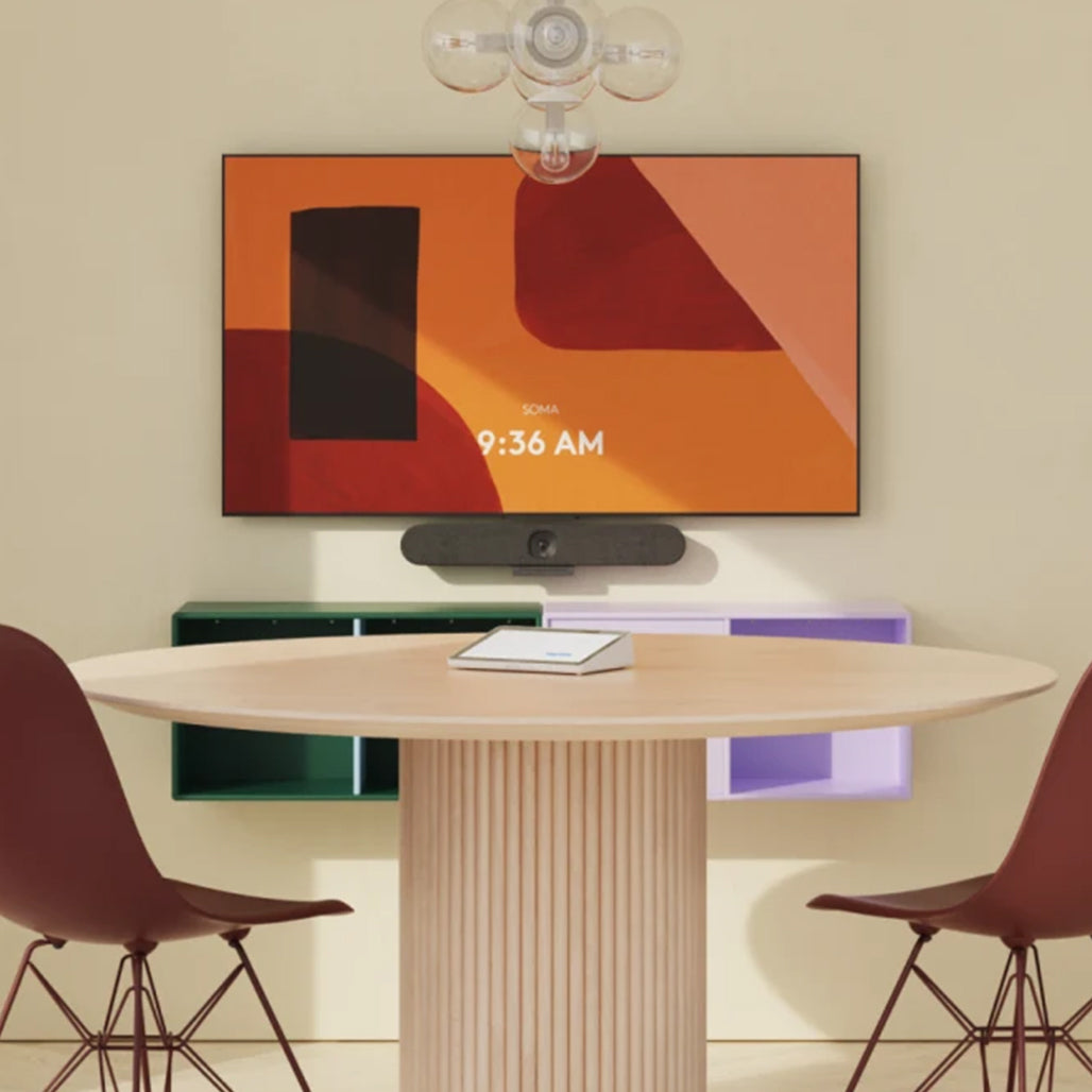 A Photo Of Logitech 960-001577 Rally Bar Huddle - Compact All-in-One Video Conferencing Solution