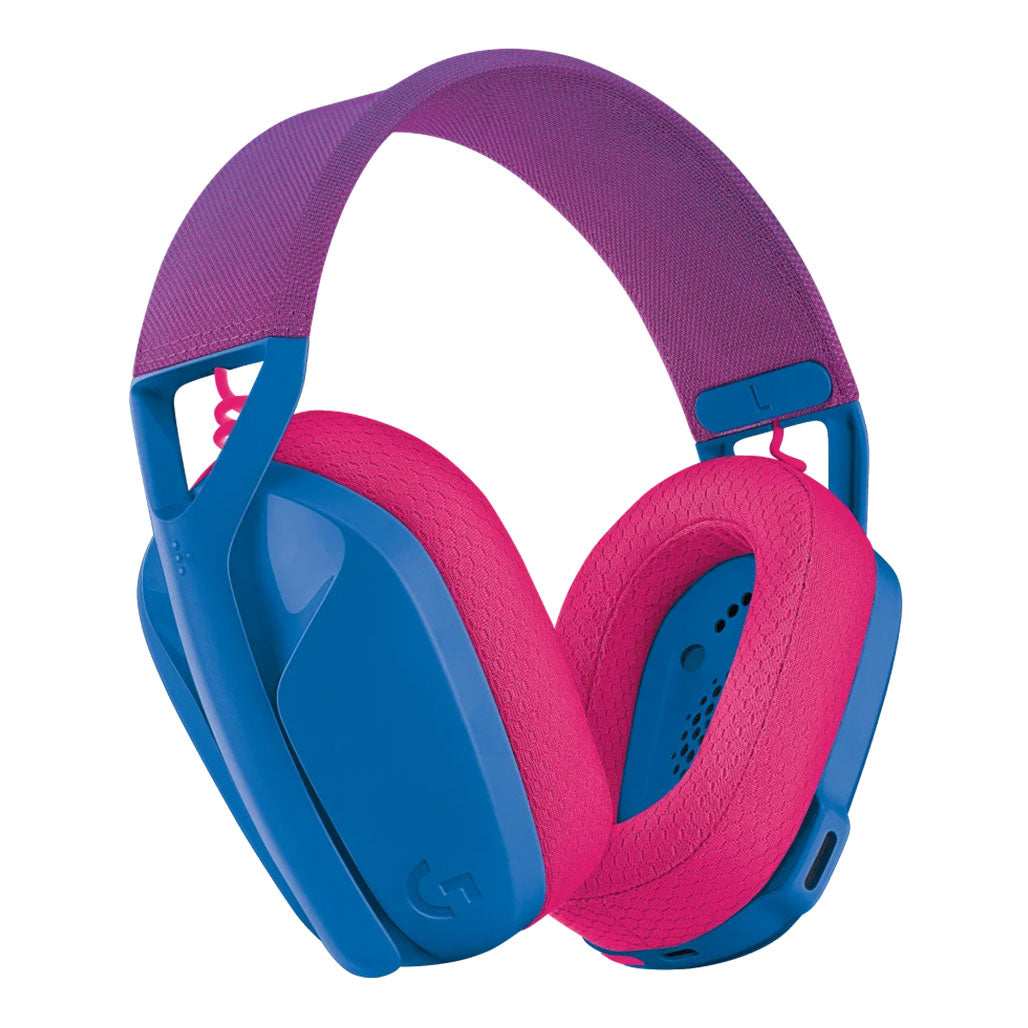 A Photo Of Logitech G435 LIGHTSPEED Wireless Gaming Headset - Lightweight, Sustainable, with Dual Beamforming Mics and 18 Hours Battery Life - 981-001062
