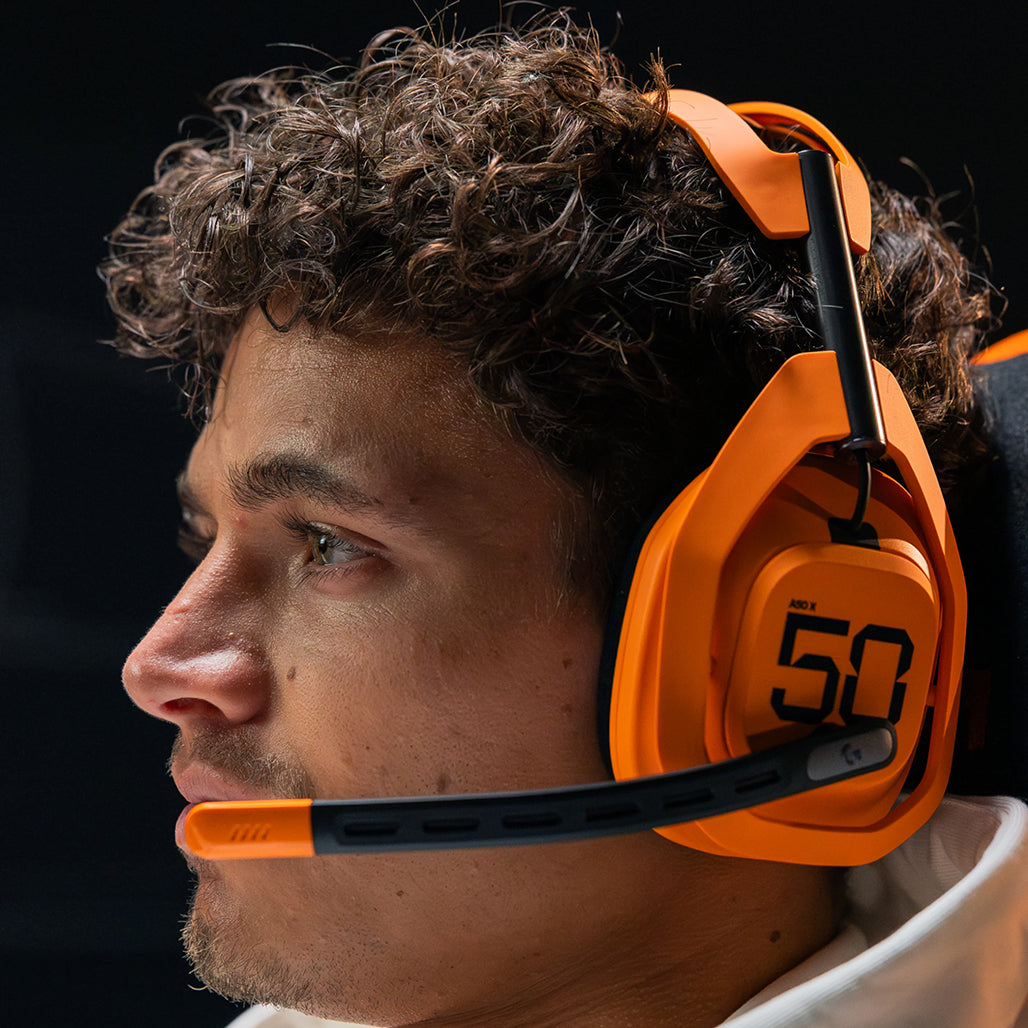A Photo Of Logitech Astro A50 X - McLaren Racing Edition - Wireless Gaming Headset