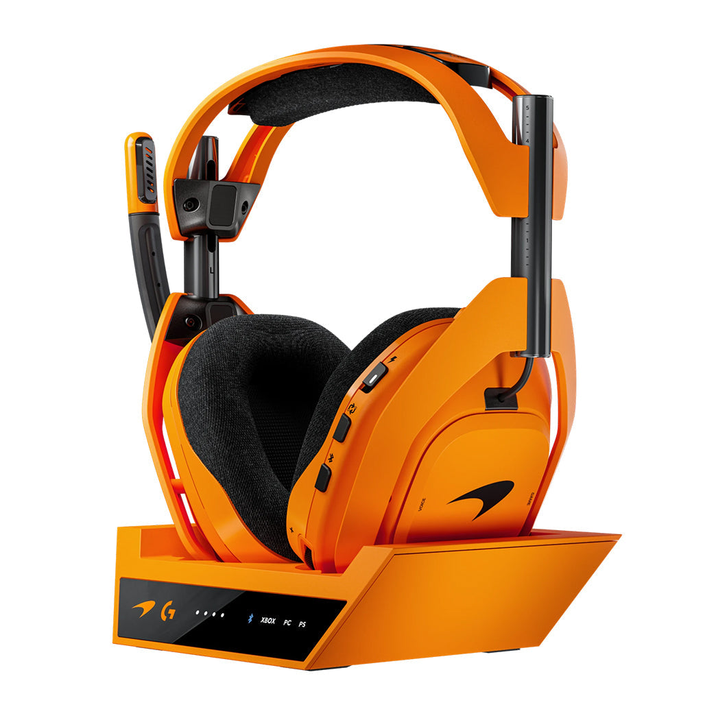 A Photo Of Logitech Astro A50 X - McLaren Racing Edition - Wireless Gaming Headset