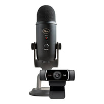 Logitech Pro Streamer Pack with Blue Yeti USB Microphone & C922 Pro HD Webcam - Studio-Quality Audio and HD Video for Streaming and Content Creation
