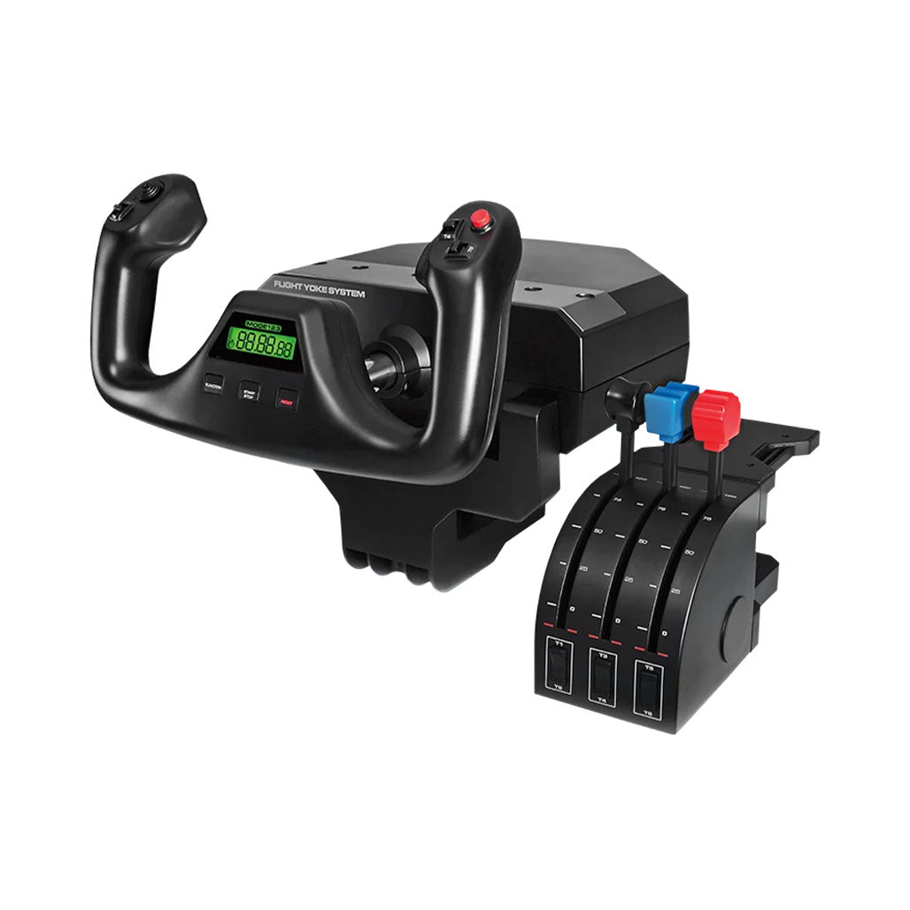 A Photo Of Logitech 945-000004 Flight Yoke System - Authentic Flight Simulation Experience