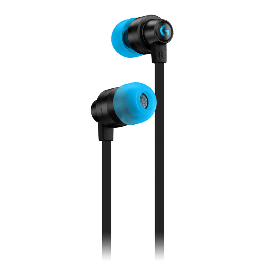 A Photo Of Logitech 981-000924 G333 - Black - Gaming Earphones - High-Fidelity Audio with 3.5mm Connector and USB-C Adapter Included
