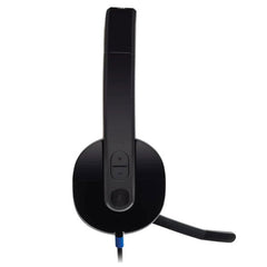 A Photo Of Logitech H540 USB Computer Headset - High-Fidelity Audio & Comfortable Design