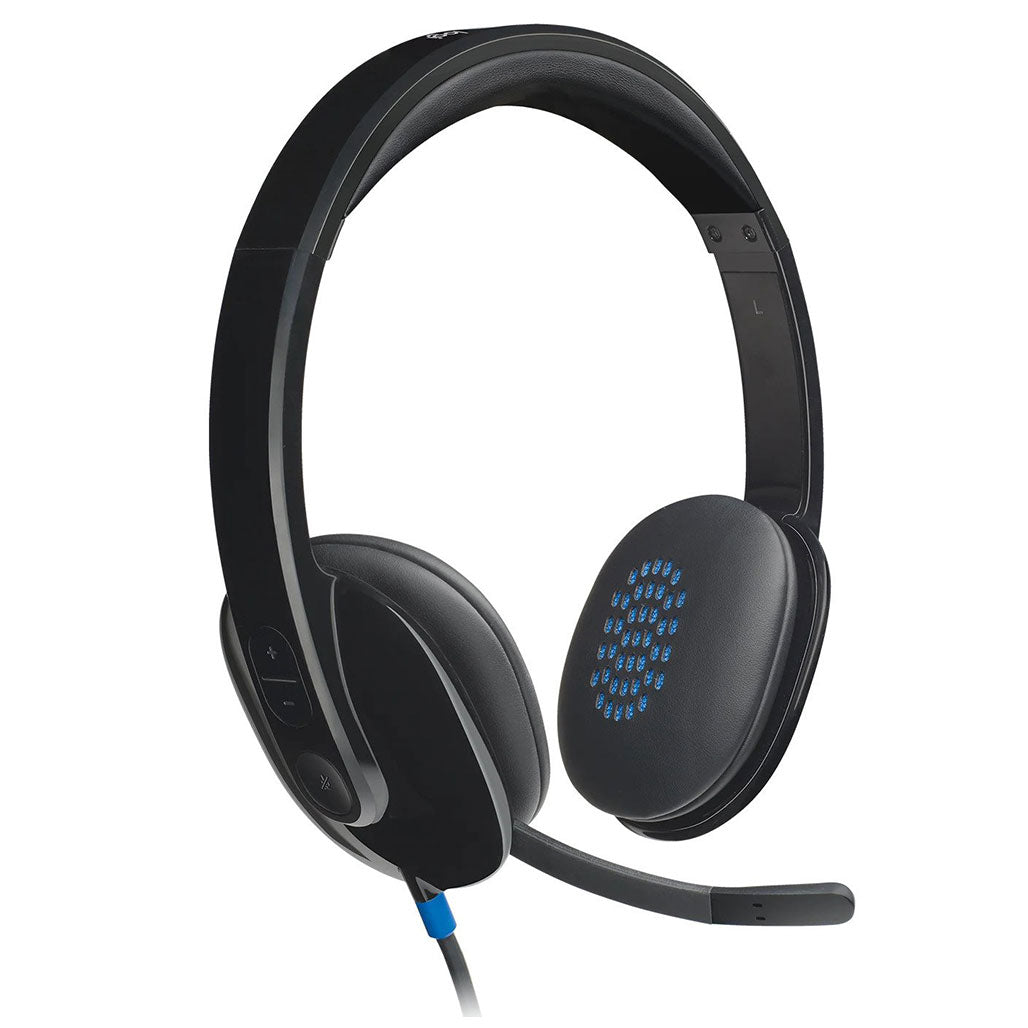 A Photo Of Logitech H540 USB Computer Headset - High-Fidelity Audio & Comfortable Design