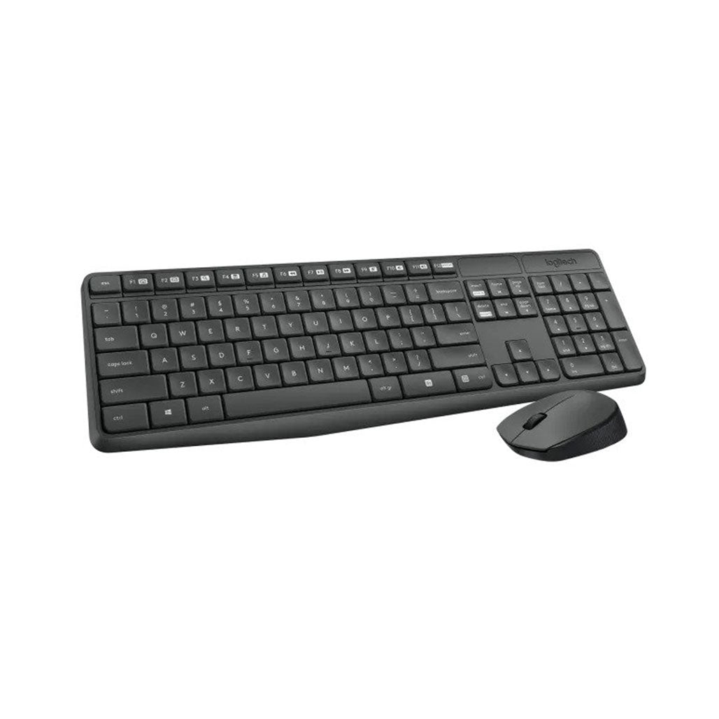 A Photo Of Logitech MK235 Wireless Keyboard and Mouse Combo - Durable and Efficient Design