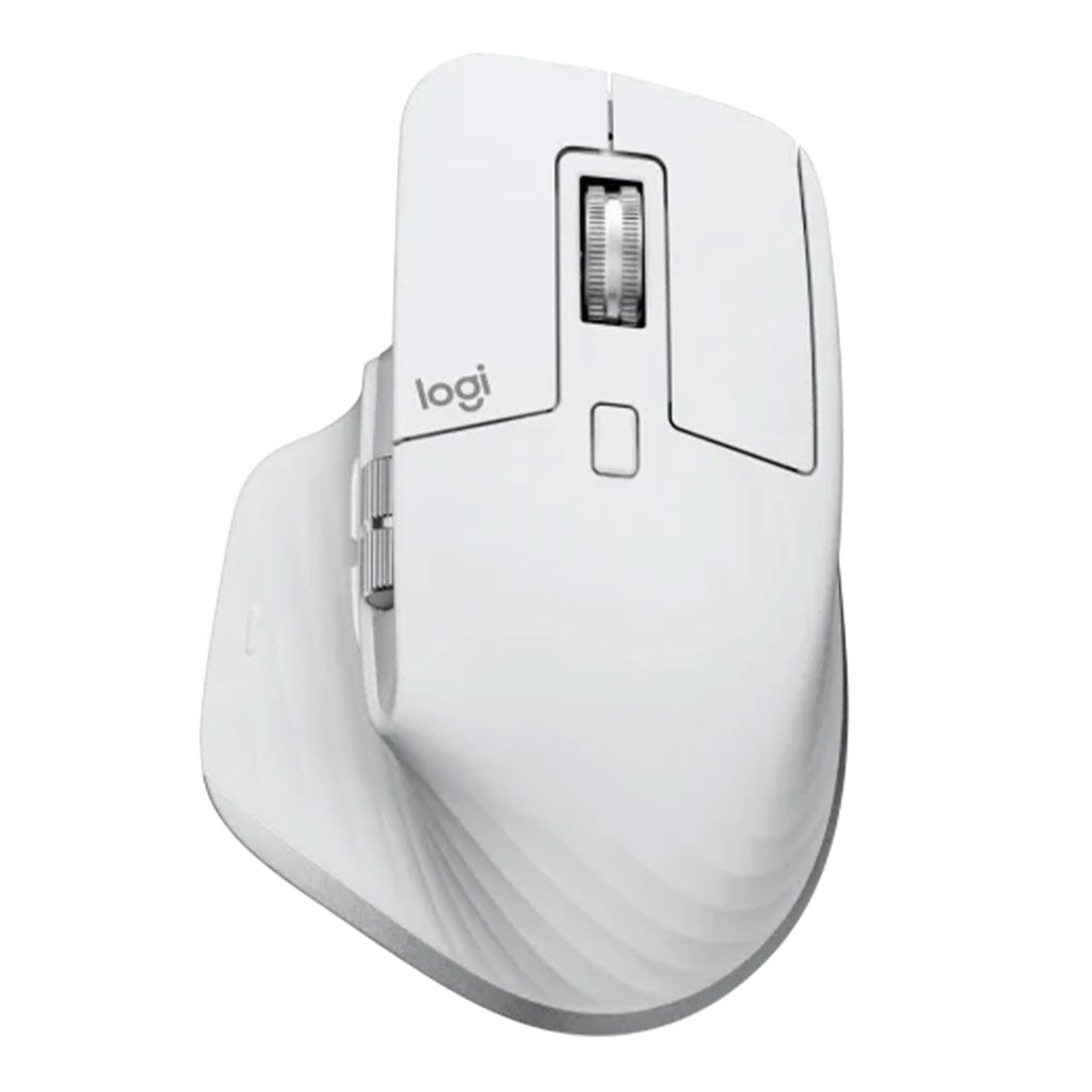A Photo Of Logitech MX Master 3S - Advanced Wireless Mouse in Pale Gray | Precision Tracking & Ergonomic Design