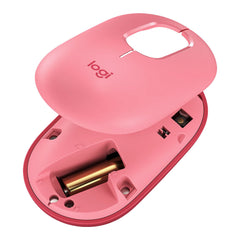 A Photo Of Logitech POP Wireless Mouse with Emoji Customization – Fun, Stylish, and Efficient