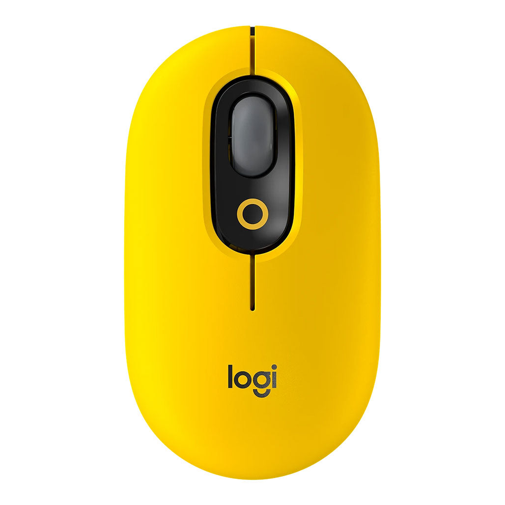A Photo Of Logitech POP Wireless Mouse with Emoji Customization – Fun, Stylish, and Efficient