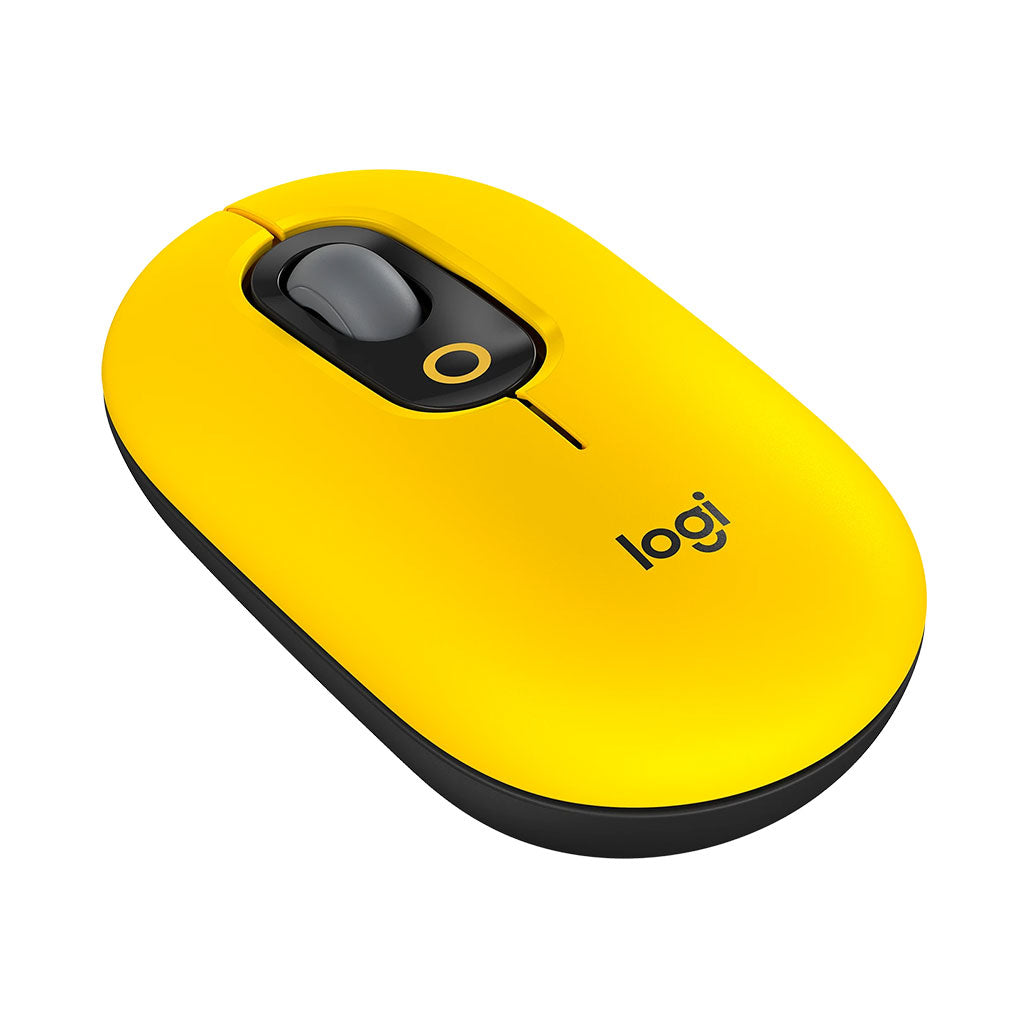 A Photo Of Logitech POP Wireless Mouse with Emoji Customization – Fun, Stylish, and Efficient