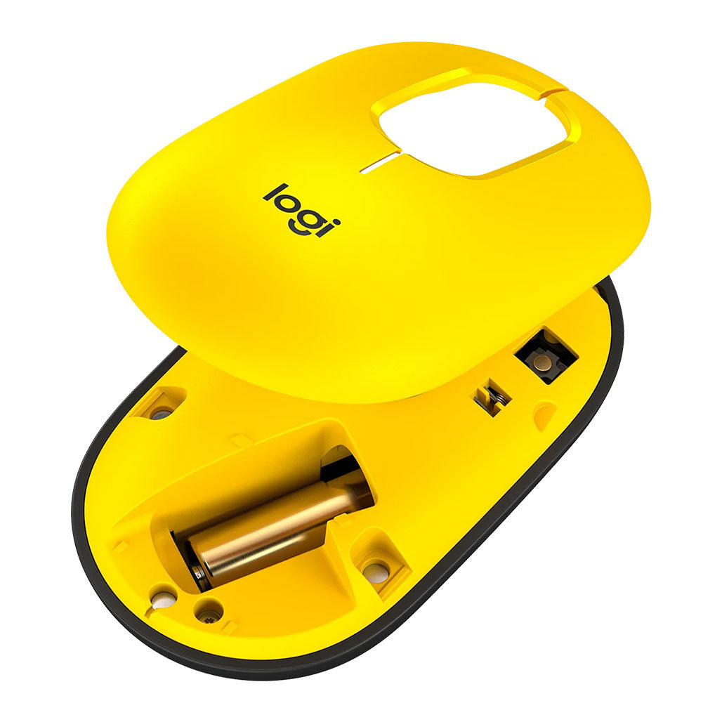 A Photo Of Logitech POP Wireless Mouse with Emoji Customization – Fun, Stylish, and Efficient