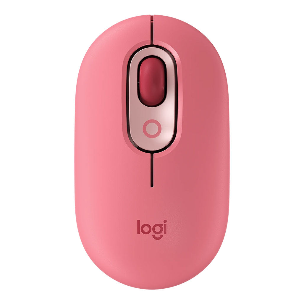 A Photo Of Logitech POP Wireless Mouse with Emoji Customization – Fun, Stylish, and Efficient