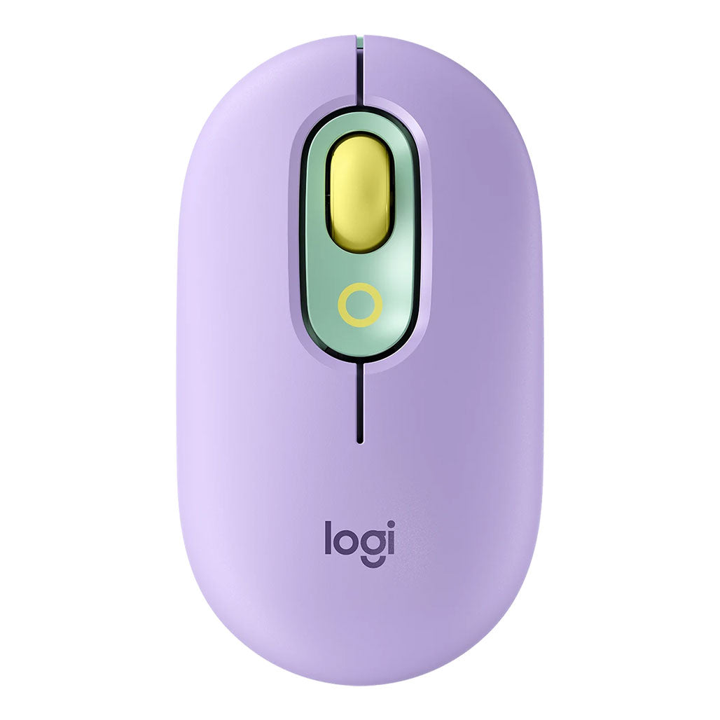A Photo Of Logitech POP Wireless Mouse with Emoji Customization – Fun, Stylish, and Efficient