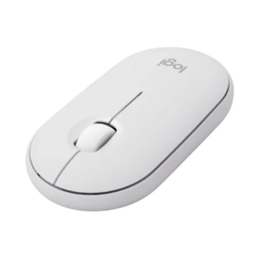 A Photo Of Logitech 910-005716 Pebble M350 - Portable Wireless Mouse - White