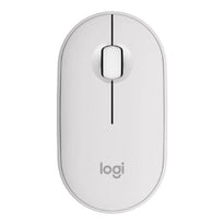 Logitech 910-005716 Pebble M350 - Portable Wireless Mouse - White