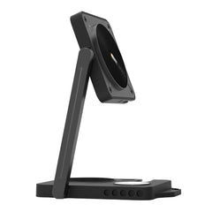 A Photo Of AULUMU M01 4-in-1 MagSafe Wireless Charging Station & Folding Pad