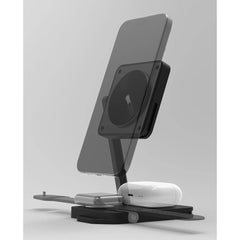 A Photo Of AULUMU M01 4-in-1 MagSafe Wireless Charging Station & Folding Pad