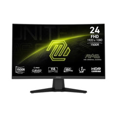 A Photo Of MSI MAG 244C - 24” FHD 180Hz Curved Gaming Monitor