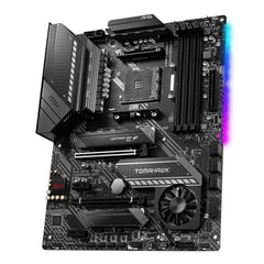 A Photo Of MSI MAG X570 Tomahawk WiFi Motherboard - 911-7C84-005 | High-Performance ATX with Dual M.2 and PCIe Support
