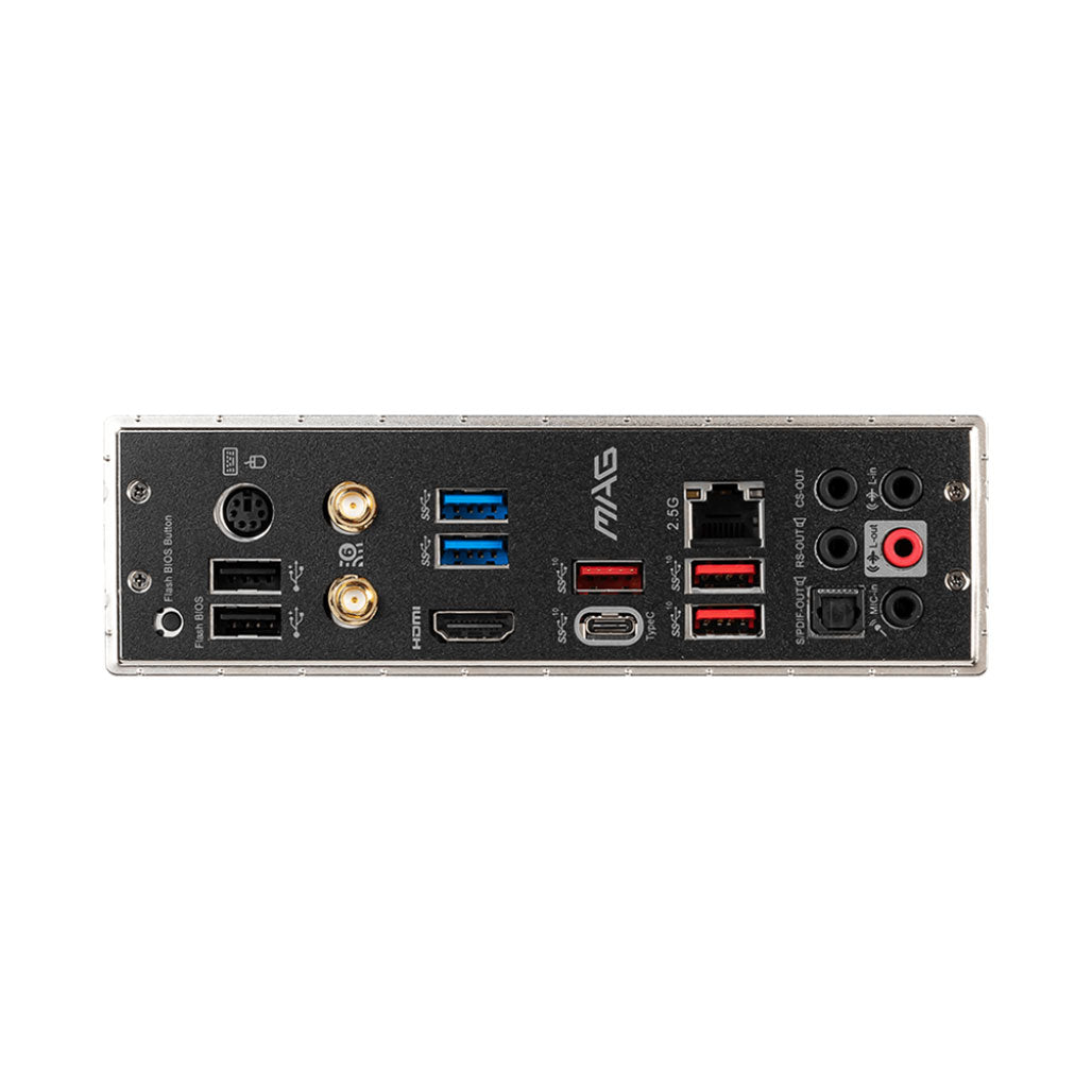 A Photo Of MSI MAG X570 Tomahawk WiFi Motherboard - 911-7C84-005 | High-Performance ATX with Dual M.2 and PCIe Support